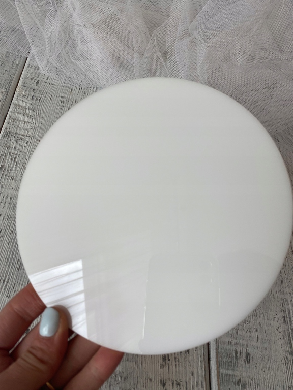 Podkład pod tort Plexi białe 3mm 22 cm (2)