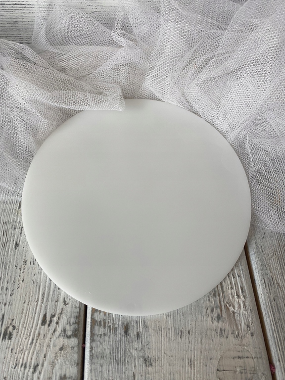 Podkład pod tort Plexi białe 3mm 22 cm (1)