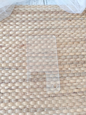 Szpatulka dekorator do tortu Plexi 15 cm