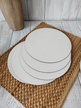 Podkłady pod tort okrągłe 25 cm biała HDF 10 szt (3)