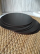Podkłady pod tort okrągłe 25 cm czarna HDF 5 szt (3)