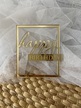 Topper Happy Birthday 10x8 cm złote Plexi lustro (2)