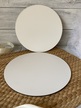 Podkłady pod tort okrągłe 34 cm 6 mm biała HDF 5 szt (2)