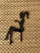Topper Kobieta Czarna Plexi 12,5 x16,5 cm (4)