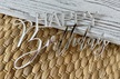 Topper Happy Birthday na bok tortu 13x7,5 srebne Plexi (2)
