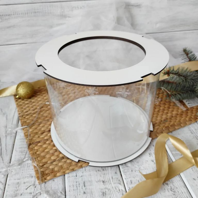 Pudełko przeżroczyste, prezentowe PET 22/18 cm