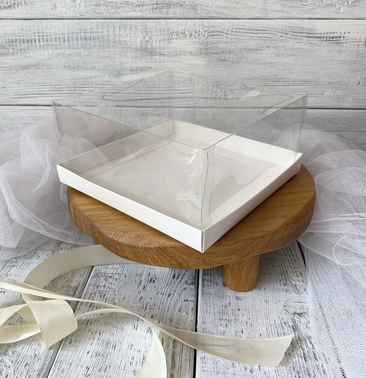 Pudełko na bento przezroczyste 17*17*8 cm 5 szt  (2)