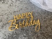 Happy Birthday Plexi złote boczny 10x6,5 cm (1)