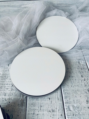 Kopia - Podkłady pod tort HDF białe 16 cm 10 szt