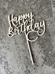 Topper na tort biały Happy Birthday HDF (2)
