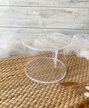 Pudełko na kwiaty. Separator na tort średnica 16 cm Plexi (2)
